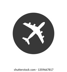 Airplane icon logo