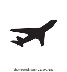 Airplane icon logo design. Vector image