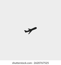 Airplane icon logo flat vector design