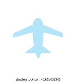 Icono del avión. Logo del avión. Vuelos. Vector