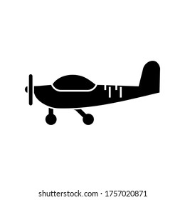 airplane icon or logo isolated sign symbol vector illustration - high quality black style vector icons
