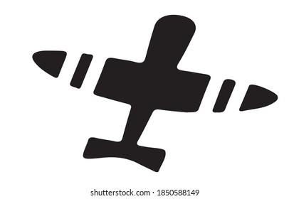 airplane icon or logo isolated sign symbol vector illustration - high quality black style vector icons.