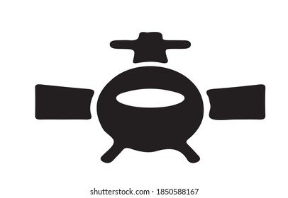 icono del avión o logotipo símbolo de seña aislado ilustración vectorial - iconos vectoriales de estilo negro de alta calidad.