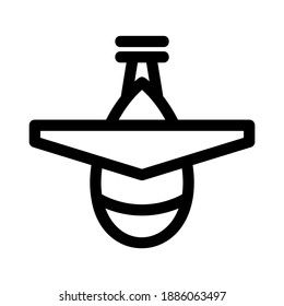 airplane icon or logo isolated sign symbol vector illustration - high quality black style vector icons
