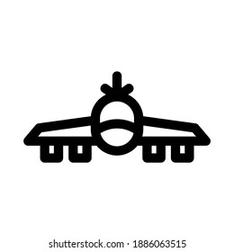 airplane icon or logo isolated sign symbol vector illustration - high quality black style vector icons
