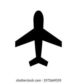 airplane icon or logo isolated sign symbol vector illustration - high quality black style vector icons
