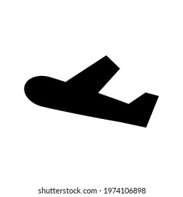 airplane icon or logo isolated sign symbol vector illustration - high quality black style vector icons
