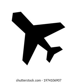 airplane icon or logo isolated sign symbol vector illustration - high quality black style vector icons
