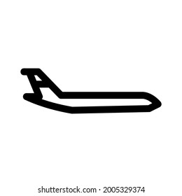 airplane icon or logo isolated sign symbol vector illustration - high quality black style vector icons
