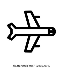 airplane icon or logo isolated sign symbol vector illustration - high quality black style vector icons
