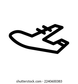 airplane icon or logo isolated sign symbol vector illustration - high quality black style vector icons
