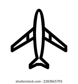 airplane icon or logo isolated sign symbol vector illustration - high quality black style vector icons
