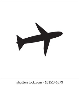 Airplane icon logo, vector design illustration 

