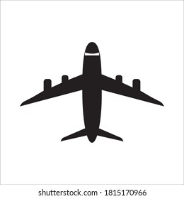 Airplane icon logo, vector design illustration 

