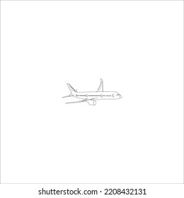 airplane icon logo vector design