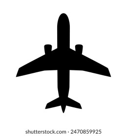Airplane icon logo vector design