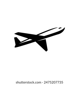 Airplane icon logo vector design