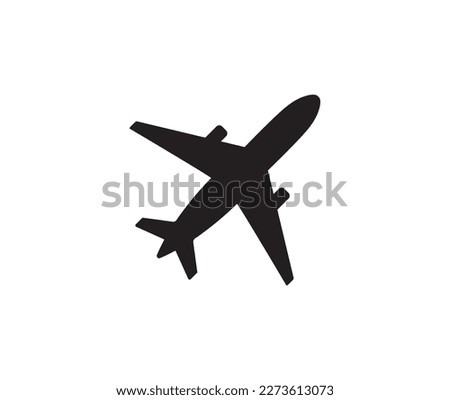 Airplane icon logo vector design