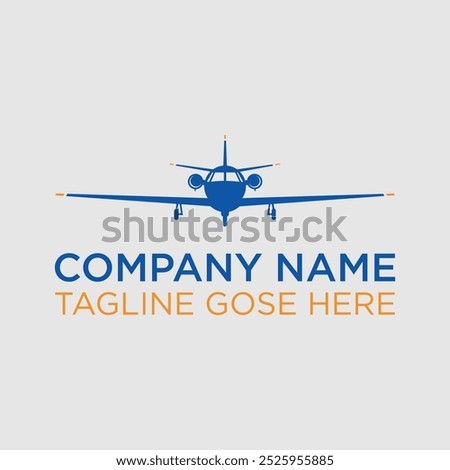Airplane icon logo vector design. Travel logo, airline, jet, fly, airplane, vacation logo template. Dynamic Airplane Logo designs template, Travel Plane symbol. Airport flight world aviation.