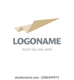 Airplane icon for logotype. Design template for travel agency logo, travel agent logo design, tourism agency. Vector.