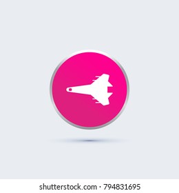 airplane icon. military sign