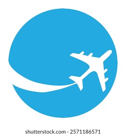 airplane icon on a white background, airplane