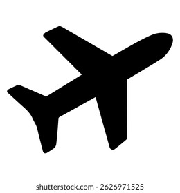 Airplane icon on white background vector
Vector travel icon