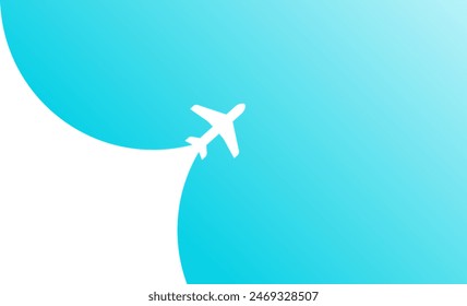 Airplane icon opening page. Air transport symbol. Airplane icon vector. Travel flat illustration. Travel symbol. Vector EPS 10
