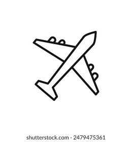 Airplane Icon Perfect for Travel and Aviation