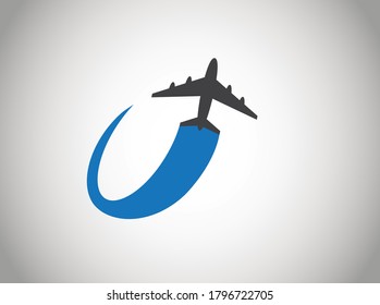Airplane icon. plane icon. fly airplane icon vector