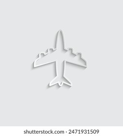 Airplane Icon plane icon vector