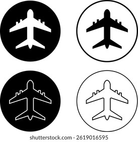 Airplane icon set. route dash route.  Flight transport symbol. Travel illustration. Holiday symbol
