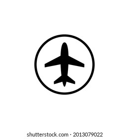 airplane icon set vector sign symbol