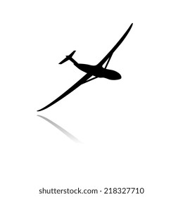 Airplane Icon with shadow