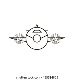 airplane icon. airplane sign