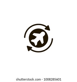airplane icon. sign design