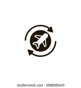 airplane icon. sign design