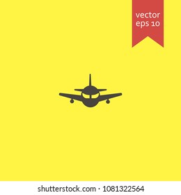 airplane. airplane icon. sign design. Vector EPS 10.