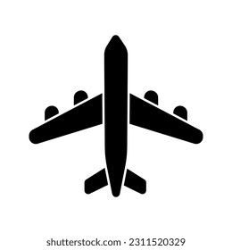 Airplane icon. sign for mobile concept and web design. vector illustration
