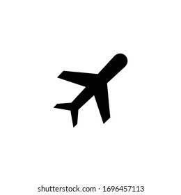 airplane icon, airplane sign and symbol vector design