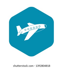 Airplane icon. Simple illustration of airplane vector icon for web