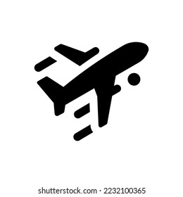 Flugzeugsymbol (einfache Vektorgrafik)