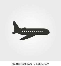 Airplane icon - Simple Vector Illustration