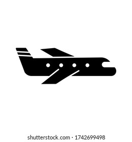 Icono del avión. Iconos simples de transporte público vectorial para ui y ux, sitio web o aplicación móvil