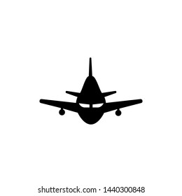 Airplane icon. Sky travel symbol