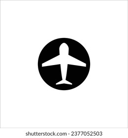 Airplane icon stock vector illustration