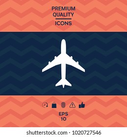 Airplane icon symbol