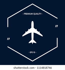 Airplane icon symbol