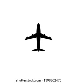 Airplane icon symbol on white background