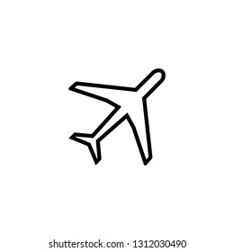 airplane icon. airplane symbol vector